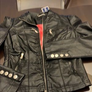 Black pleather jacket